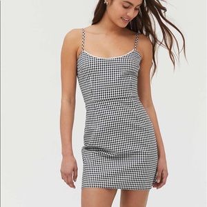 uo southold gingham mini dress